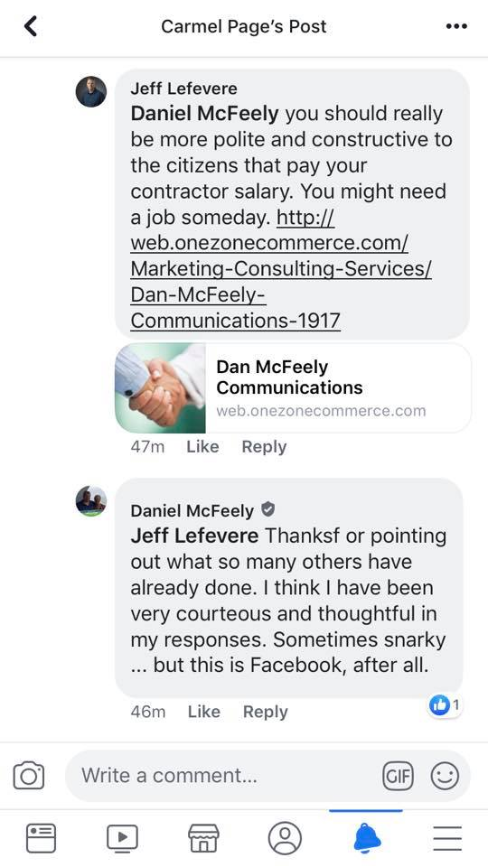 Dan McFeeley drinking beer and being rude for a $8,000+/month