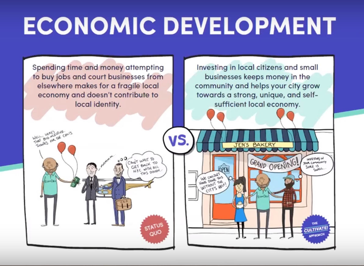 Economic Development as if Citizens and Small Business actually matters!